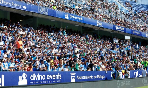 El Malaga mantiene el pleno de puntos de local