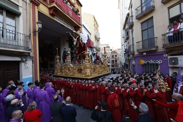Salida del Cristo de la Sangre. Ñito Salas