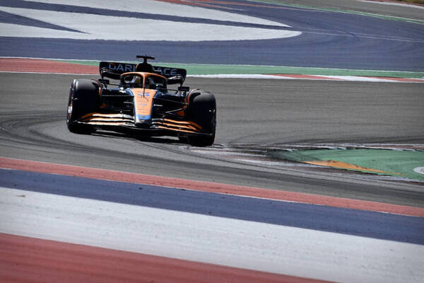 Daniel Ricciardo, en la clasificación del GP de EE UU de F1.