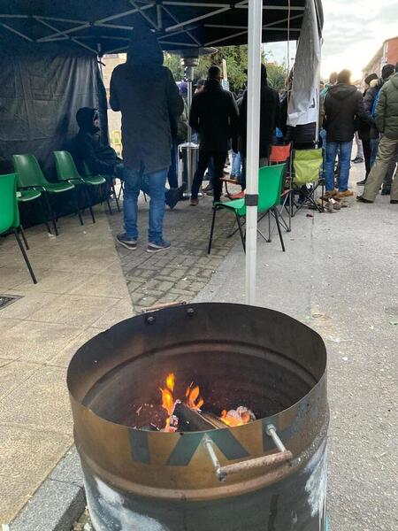 Tercer día de huelga en Aspla, en directo