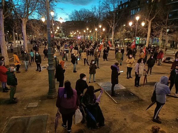 Día de la mujer | En directo | Manifestación por el 8-M en Granada y Motril