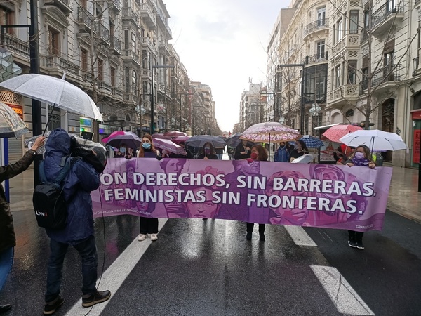 Día de la mujer | En directo | Manifestación por el 8-M en Granada y Motril