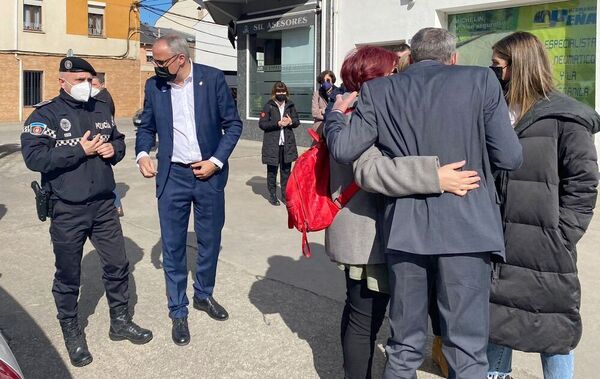 Olegario Ramón, alcalde de Ponferrada, se incorporará a marcha en unos minutos.