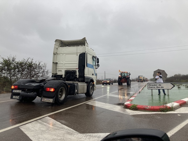 Huelga de transporte: Cáceres y Plasencia se suman a las protestas en la A-66