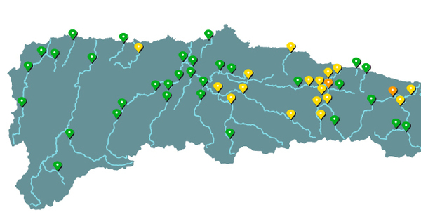 En directo: temporal de nieve en Asturias