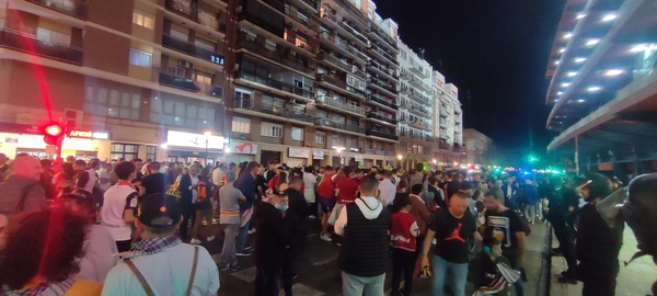 Así ha sido la protesta del valencianismo en Mestalla
