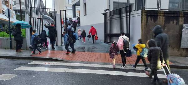 Directo: los niños vuelven al colegio en Bizkaia con el covid en cifras récord