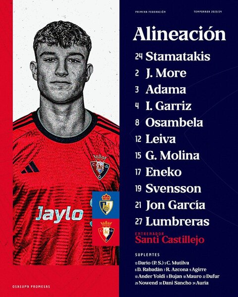 En directo: Ponferradina - Osasuna Promesas