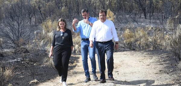 Incendios en Extremadura: Evolución positiva en Jerte y muy favorable en Casas de Miravete