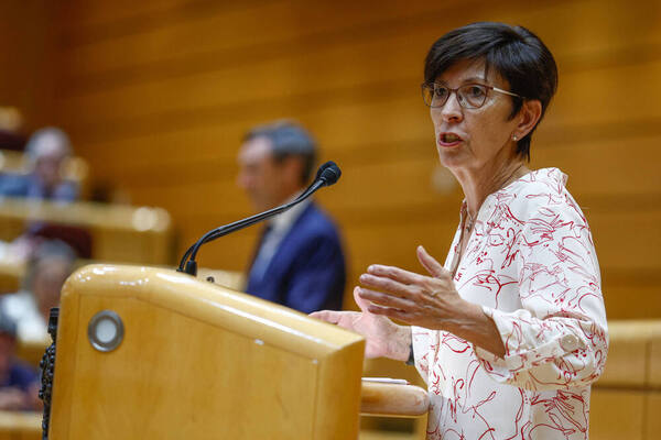 La portavoz del PNV en el Senado, Estefanía Beltrán de Heredia. Foto: Efe