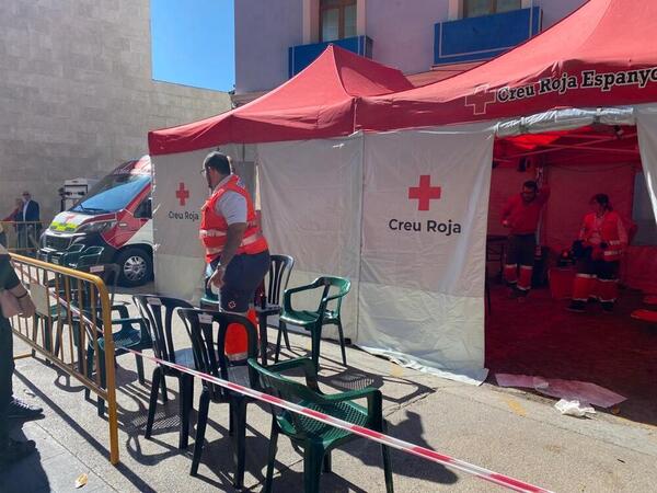 Por primera vez, se ha montado un hospital de campaña
