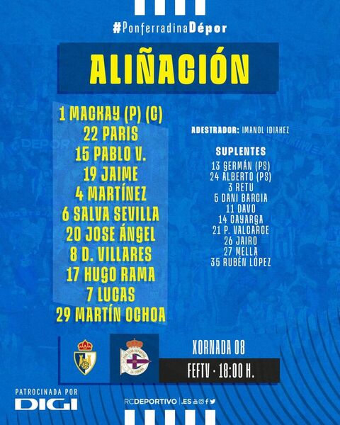 En directo: Ponferradina - Dépor