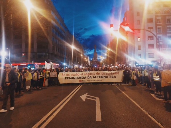 Miles de personas se manifiestan en Bilbao por la igualdad y contra la ...