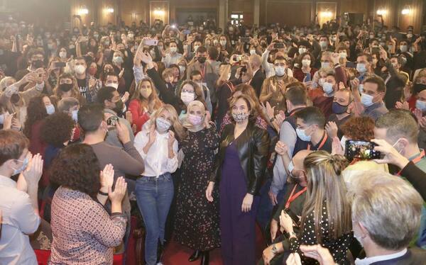 Acto de Oltra, Díaz y Colau en Valencia | Yolanda Díaz en Valencia: «Es el inicio de algo maravilloso»