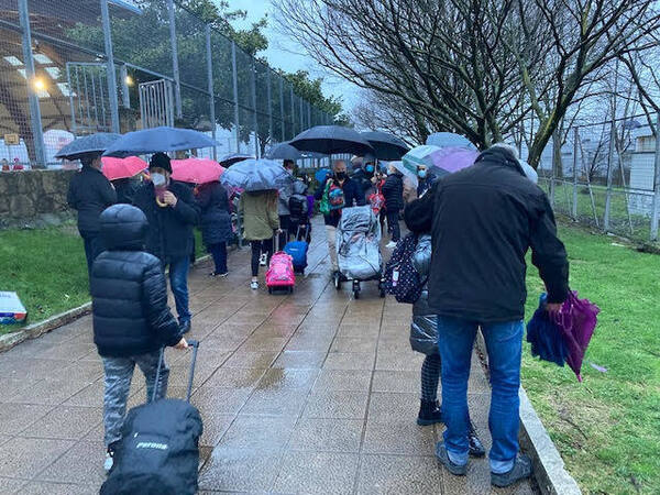 Directo: los niños vuelven al colegio en Bizkaia con el covid en cifras récord