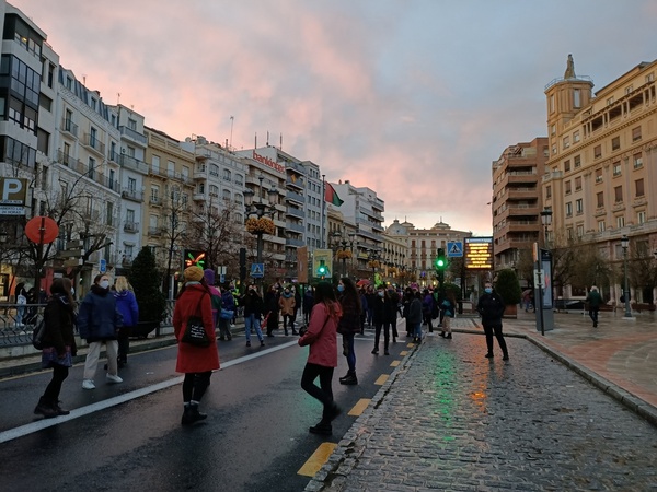 Día de la mujer | En directo | Manifestación por el 8-M en Granada y Motril