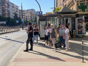 Así hemos vivido la huelga de autobuses en Granada este viernes