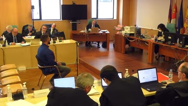 Declaración de Sergio Alonso Fernández, en los Juzgados de León