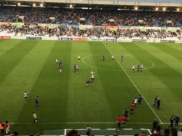 Final del partido con un justo empate a uno en los Campos de Sport. Un Racing romo pudo ganar si le llegan a señalar algún penalti reclamado, pero también perder si el Amorebieta llega a tener más fortuna. Discreto partido de los verdiblancos y justo empate.