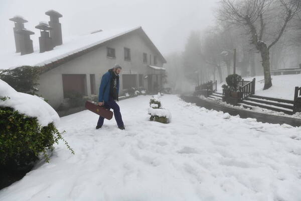 El temporal se despide con un frío helador