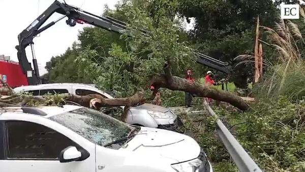 Última hora de los efectos de la tormenta en Asturias