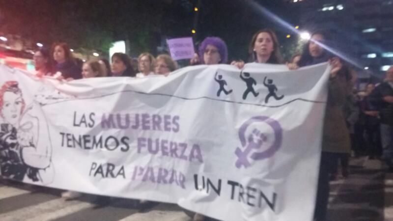 Masiva marcha en Murcia por la igualdad y contra el machismo