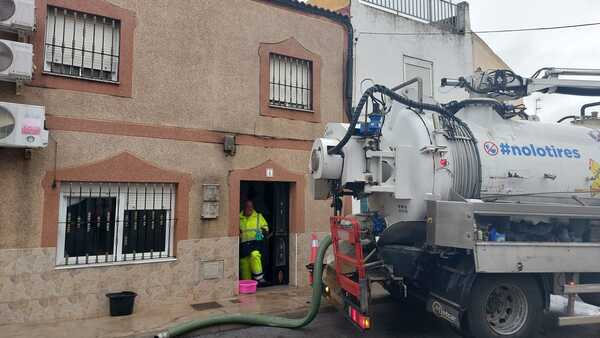 Crónica de una jornada de temporal en Extremadura