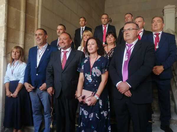 Foto de la nueva corporación de la Diputación de León