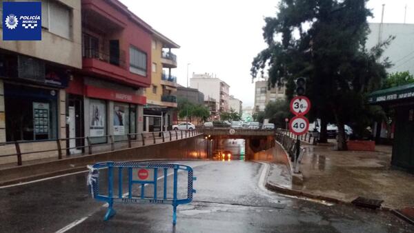 Así hemos contado en directo el paso de la DANA por la Región de Murcia