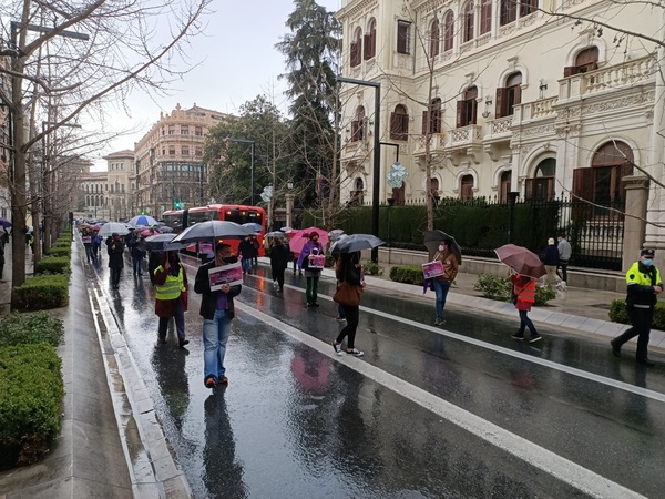 Día de la mujer | En directo | Manifestación por el 8-M en Granada y Motril