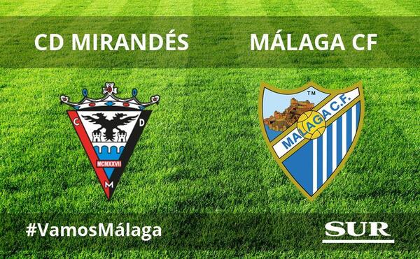 Directo del Mirándes-Málaga, partido de la jornada 27 de LaLiga Smartbank, a las 19.00 horas en Movistar LaLiga 1, Dial 47 de la plataforma