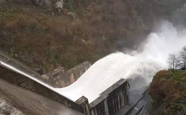 Los efectos del temporal en Asturias