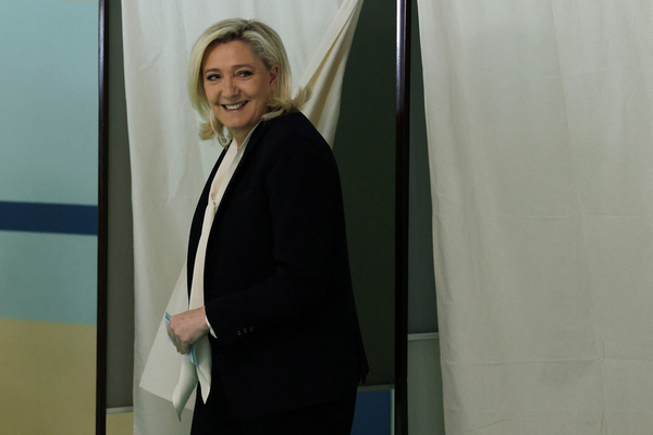 Marine Le Pen, candidata de Agrupación Nacional. Reuters.