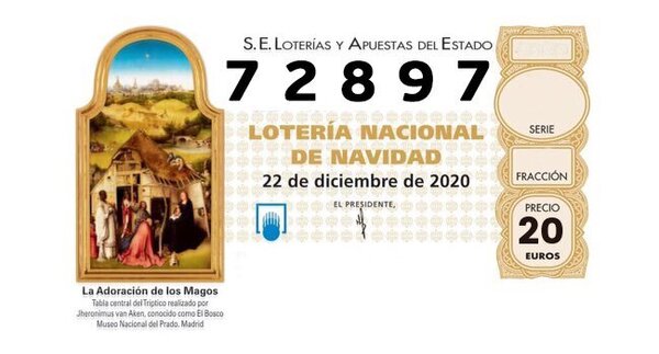 Décimo agraciado con el &amp;#039;Gordo&amp;#039; en el Sorteo Extraordinario de Navidad