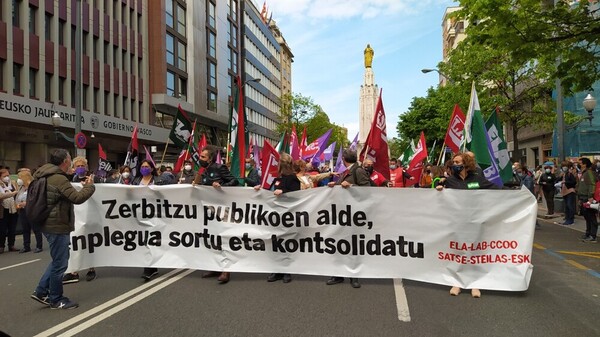 El Gobierno vasco cifró en un 16,25% la participación mientras los sindicatos hablaron de «amplio seguimiento»