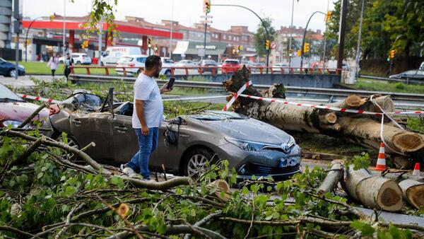 Última hora de los efectos de la tormenta en Asturias
