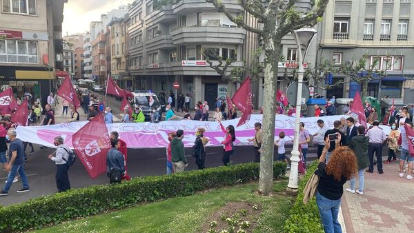 El popular &amp;#039;lexit&amp;#039; se hace visible con una pancarta gigante.
