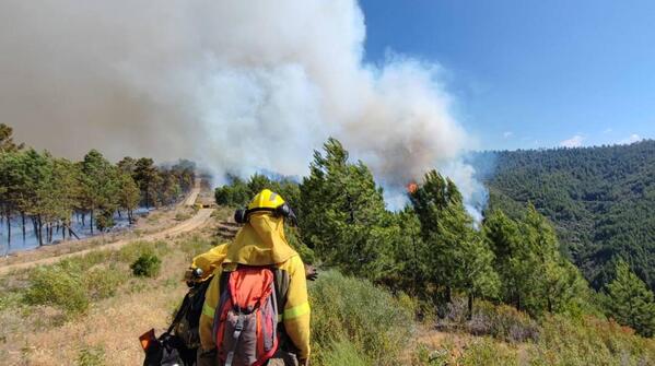 Así hemos contado la jornada del incendio de Las Hurdes y Sierra de Gata