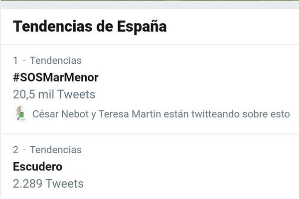 Un grito histórico por el Mar Menor