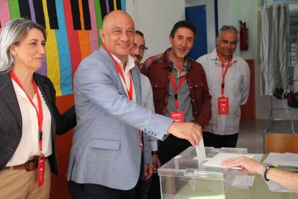 Cañestro, en el colegio Fernando de los Ríos.