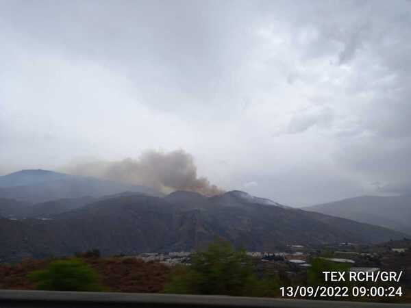 En directo | Última hora del incendio forestal de Los Guájares