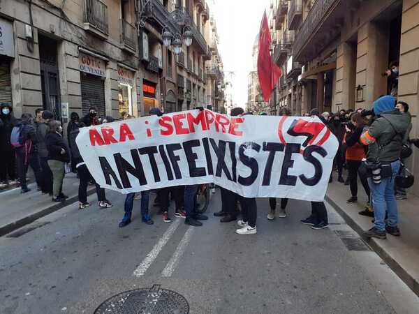 Concentración contra Vox en Barcelona (Jesús Hierro)
