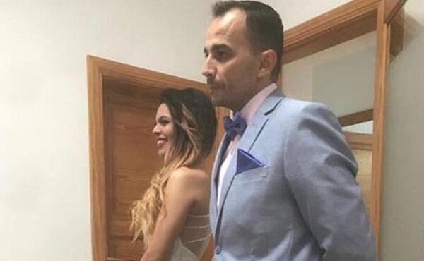 Romina y Raúl el día de su boda.