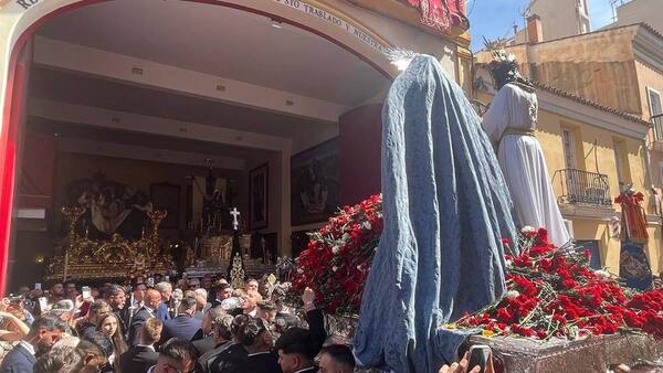 El Cautivo y la Trinidad, en la casa hermandad del Santo Traslado. Foto: Hugo Cortés