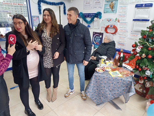 Sigue en directo | Un quinto premio, vendido en dos administraciones de Badajoz