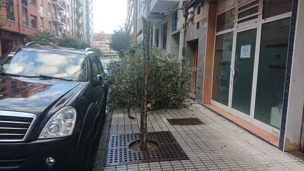 Última hora de los efectos de la tormenta en Asturias
