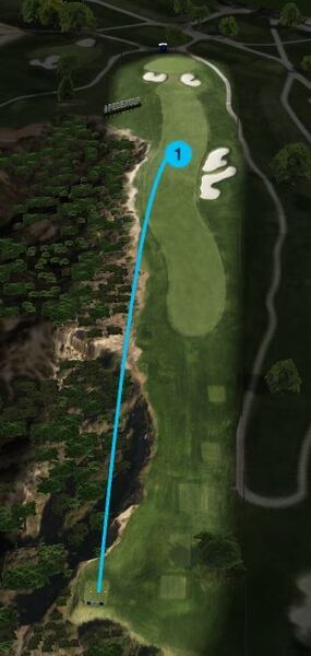 Muy buena salida a calle... 287 metros descontados, a 114 de bandera... hay motivos para imaginar a Jon cazando las dos últimas banderas de la jornada...