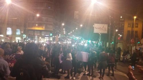 Masiva marcha en Murcia por la igualdad y contra el machismo