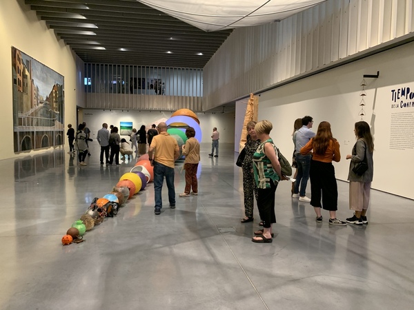 Visitantes en el Pompidou. C. PINTO