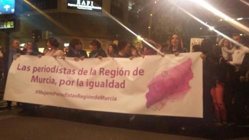 Masiva marcha en Murcia por la igualdad y contra el machismo